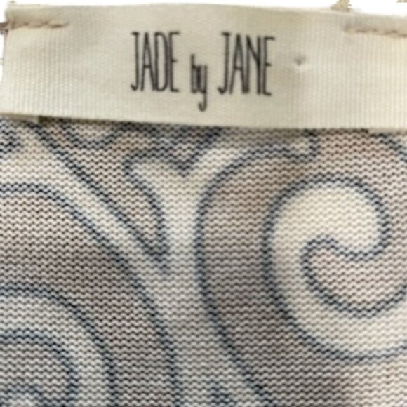 Jade By Jane Boho Print Tunic Dress L Swirl Festival Flowy Weekend Comfy Chic - Picture 2 of 10